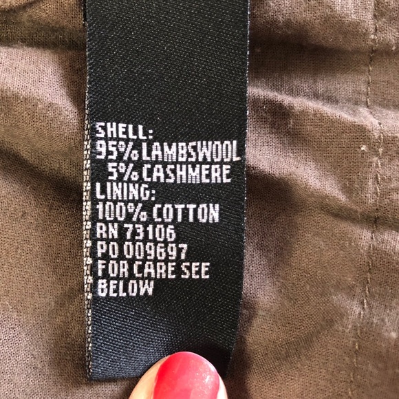 Smitten Brown Lambswool Cashmere Cardigan - Picture 6 of 8